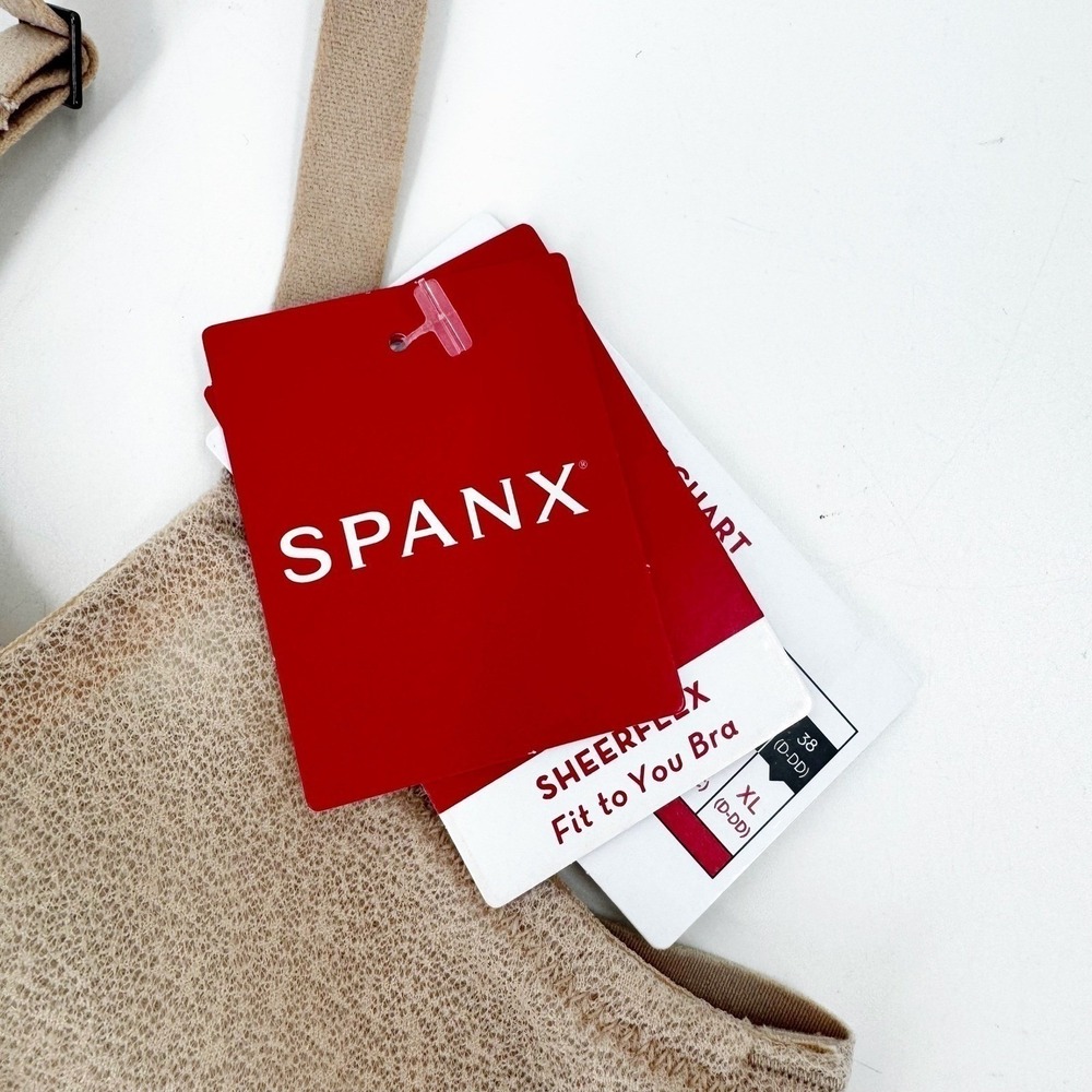 Spanx Sheerflex Fit to You Bra Champagne Beige 30071R Small‎ A-C Cup NWT - Picture 3 of 6